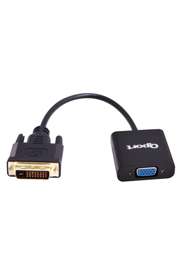  QPORT Q-VDV2 DVI TO VGA 24+1 ÇEVİRİCİ