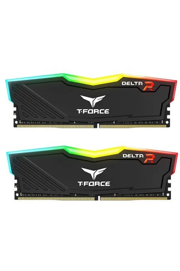 Team T-Force Delta RGB Black 16GB (2x8GB) 3200MHz CL16 DDR4 Gaming Ram (TF3D416G3200HC16FDC01)