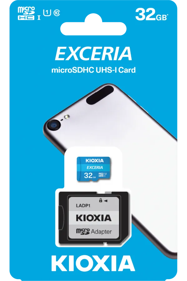 32GB MICRO SDHC C10 100MB/s KIOXIA LMEX1L032GG2