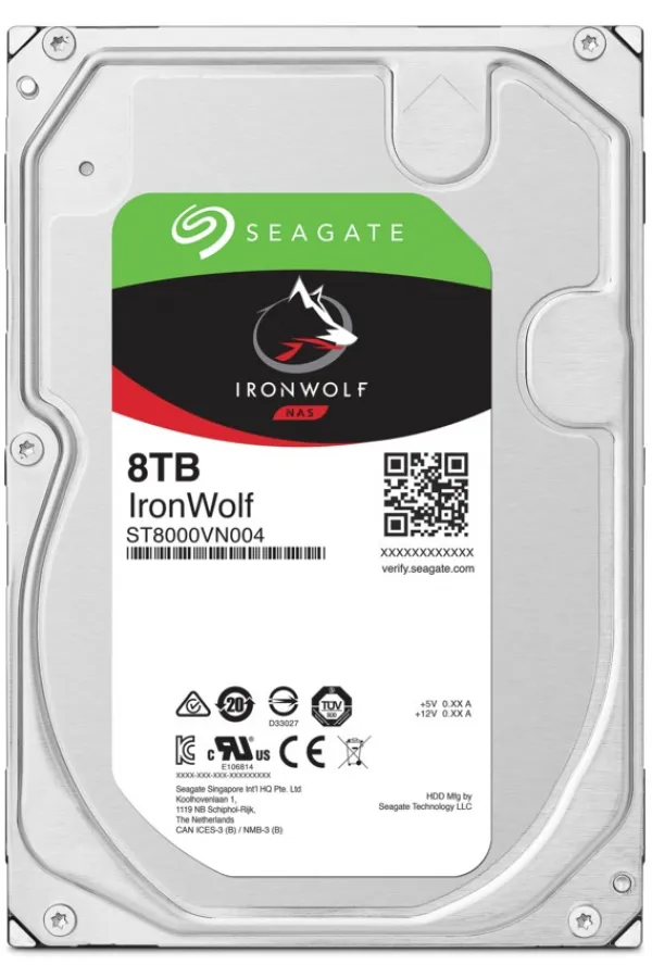 8TB SEAGATE IRONWOLF 7200 256M RV NAS ST8000VN004