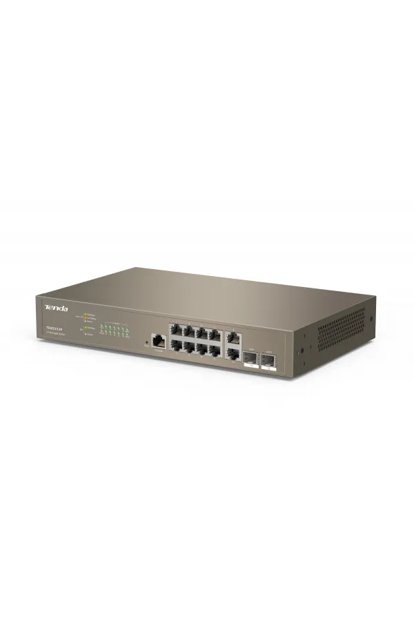 TENDA TEG5312F 10PORT 10/100/1000 YÖNETİLEBİLİR SWITCH