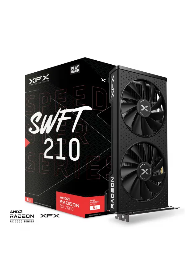 XFX Speedster SWFT 210 RX 7600 8GB GDDR6 128Bit (RX-76PSWFTFY)