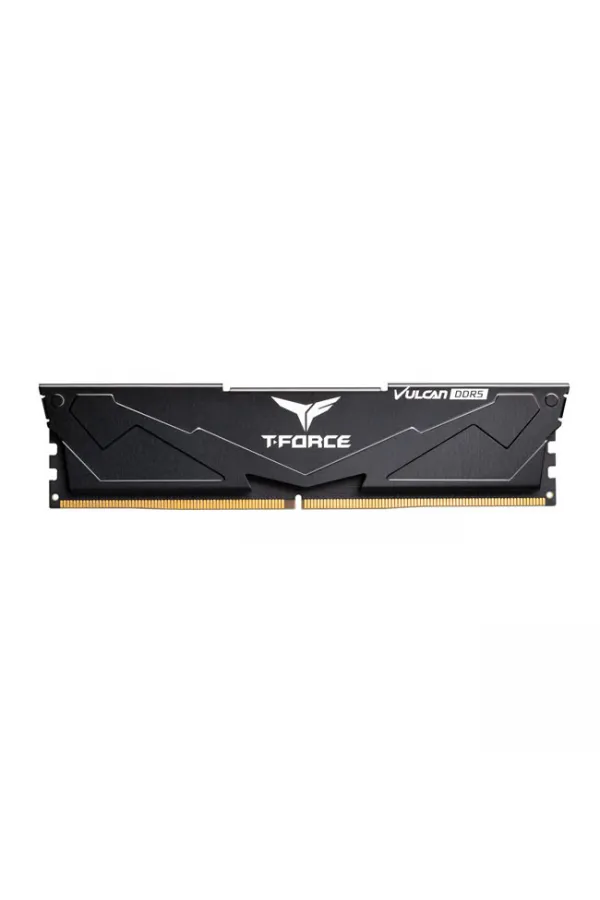 Team T-Force Vulcan Black 16GB (2x8GB) 5600Mhz CL40 DDR5 Gaming Ram (FLBD516G5600HC40BDC01)