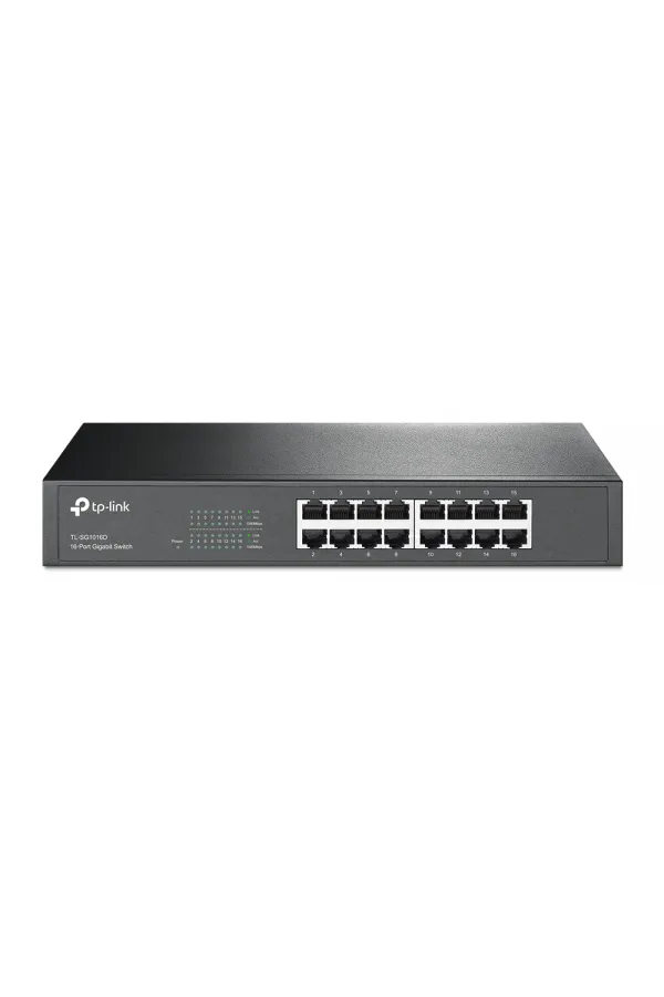 TP-LINK TL-SG1016D 16PORT 10/100/1000 YÖNETİLEMEZ SWITCH