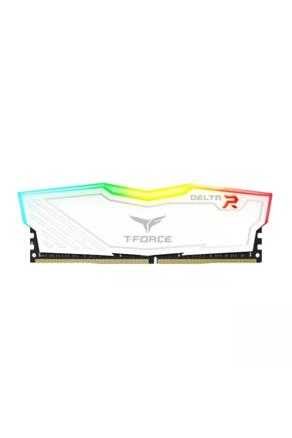 Team T-Force Delta RGB White 16GB (2x8GB) 3200MHz CL16 DDR4 Gaming Ram (TF4D416G3200HC16FDC01)