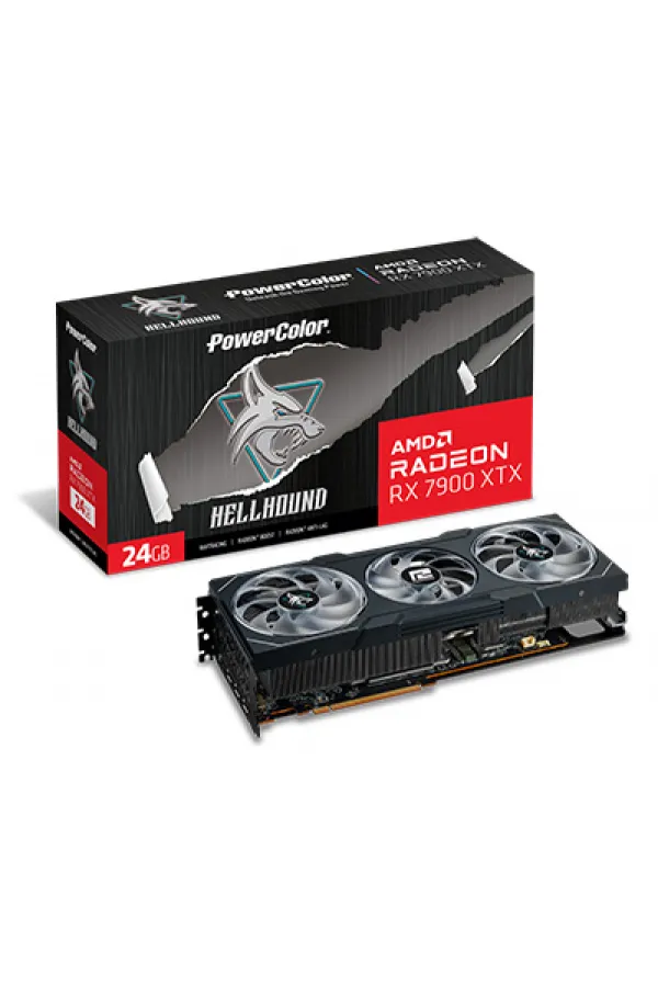 POWERCOLOR HELLHOUND RX7900XTX 24G-L/OC 24GB GDDR6 384Bit